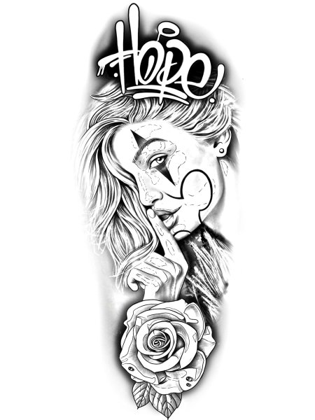 Эскиз тату для девушек