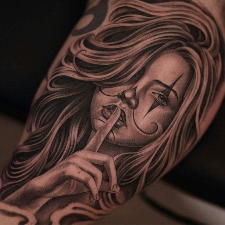 Тату Чикано Эльмира Крюгер