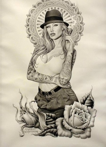 Эльмира Крюгер Чикано эскизы