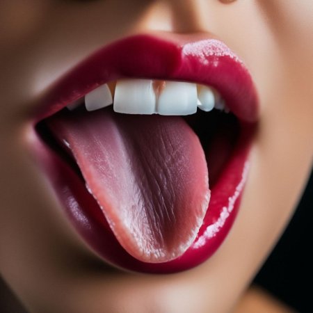 Открытый женский рот