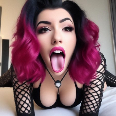 Ахегао девочка