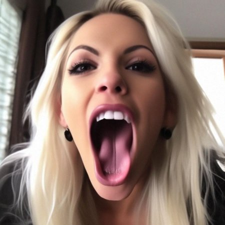 Красивая блондинка