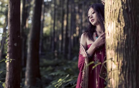 Фотосессия в лесу