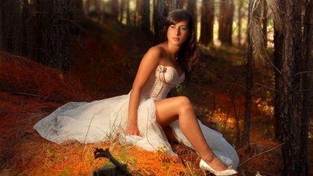 Фотосессия в лесу