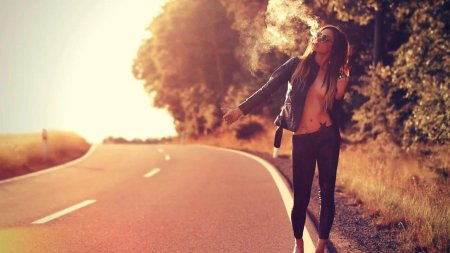 Фотосессия на дороге