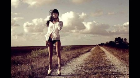 Фотосессия на дороге