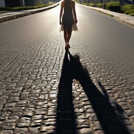 Тень девушки