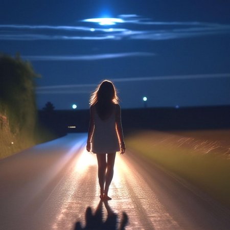 Шла босиком вдоль ночных дорог