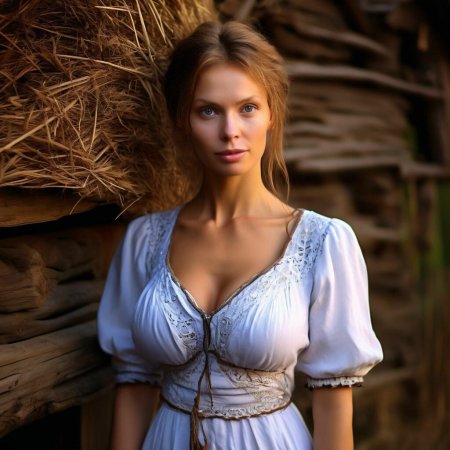 Стройная красивая девушка