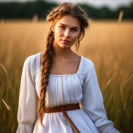 Девушка крестьянка