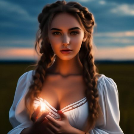 Девушка крестьянка