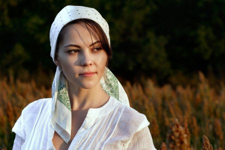 Ксюша Егорова фотомодель барышня крестьянка