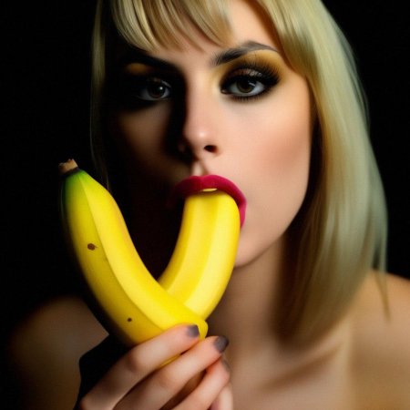 Банан во рту