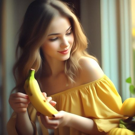 Фотосессия с бананом