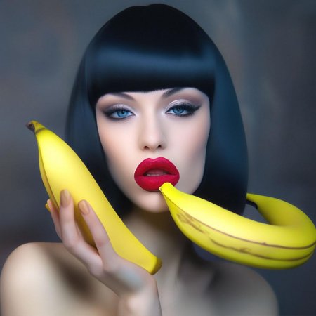 Яркие макияж