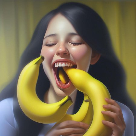 Банан во рту