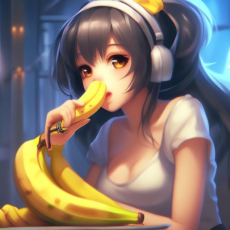 Девушка и банан