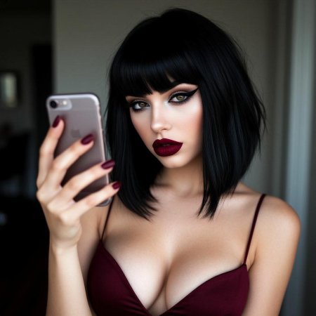 Каре черное