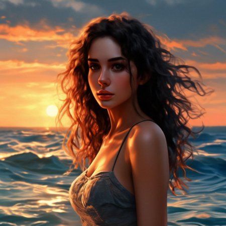 Лето море девушка