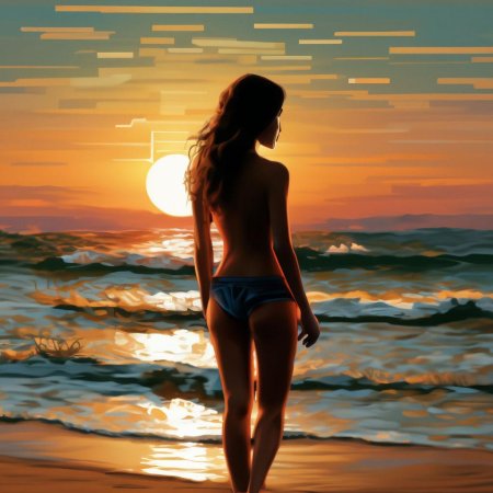 Девушка на пляжу