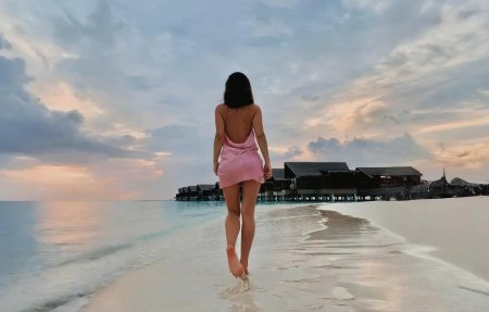 Нюша на мальдивах