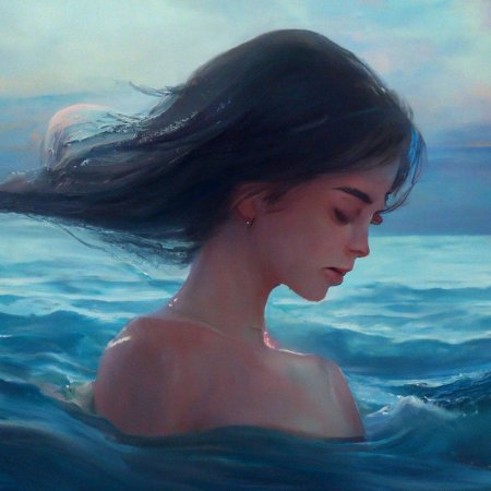 Красивая русалка