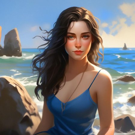 Девушка с голубыми глазами