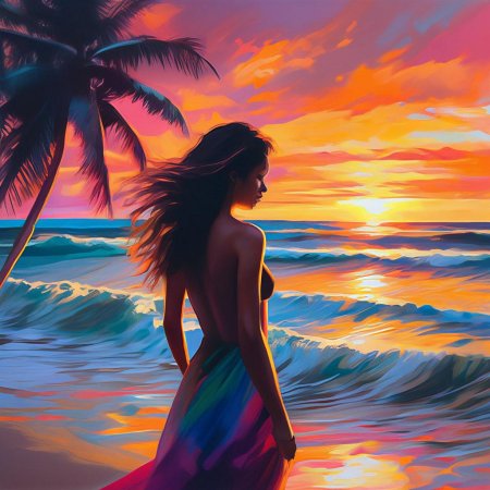 Женщина у моря