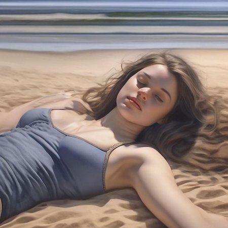 Девушка на пляжу