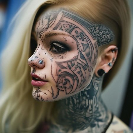 Татуированные модели