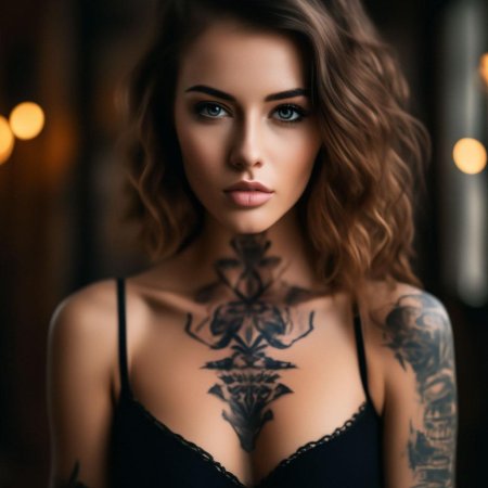 Красивые девушки с тату