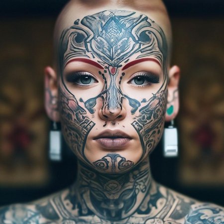 Татуированная женщина