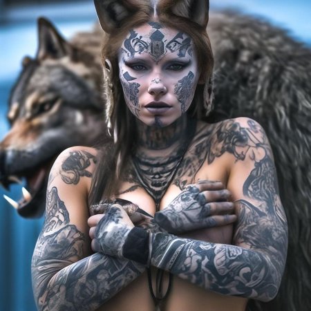 Брутальная девушка