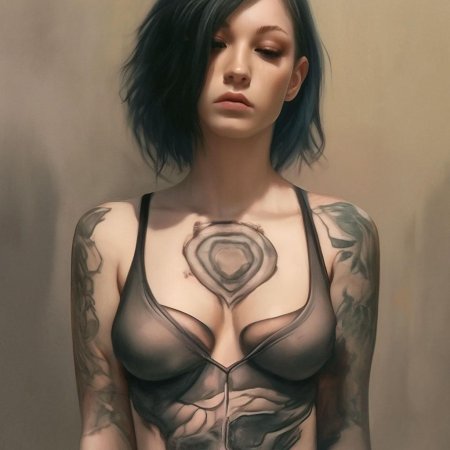 Девушки с тату