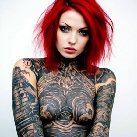 Татуировка на девушке