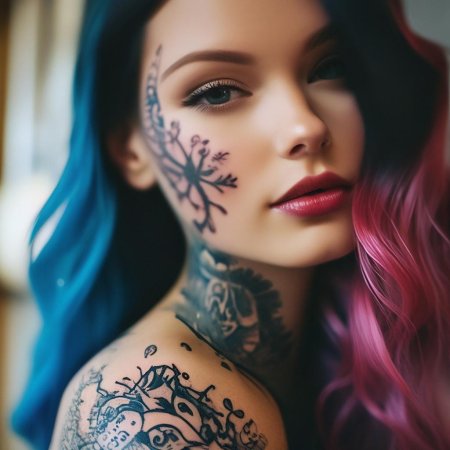 Красивые девушки с татуировками