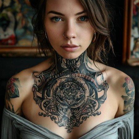 Тату на теле