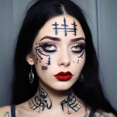 Хэллоуин макияж