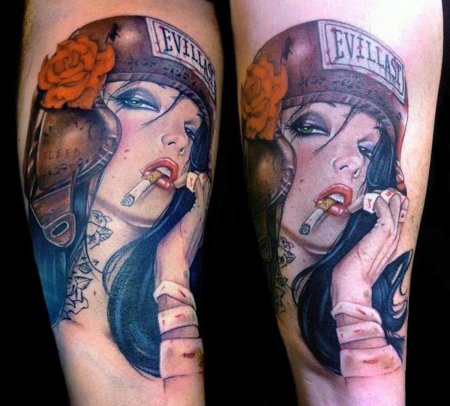 Тату известных картин