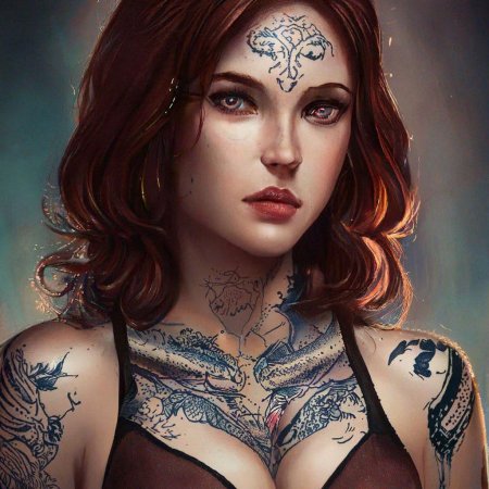 Татуировки на теле девушек