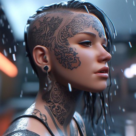 Девушка киборг