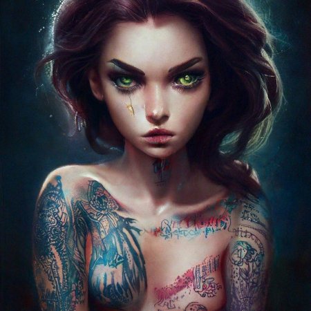 Девушка с красивой