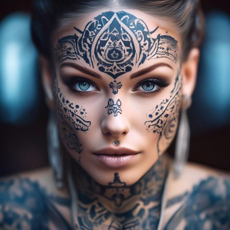 Лицо красивой женщины