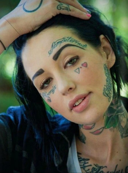 Джессика Кларк тату