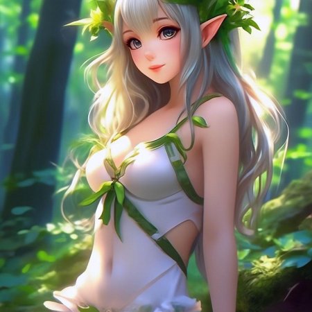 Аниме эльфийка