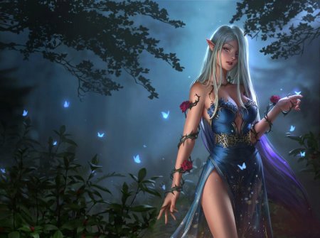 Красивая эльфийка