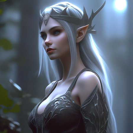 Красивая эльфийка