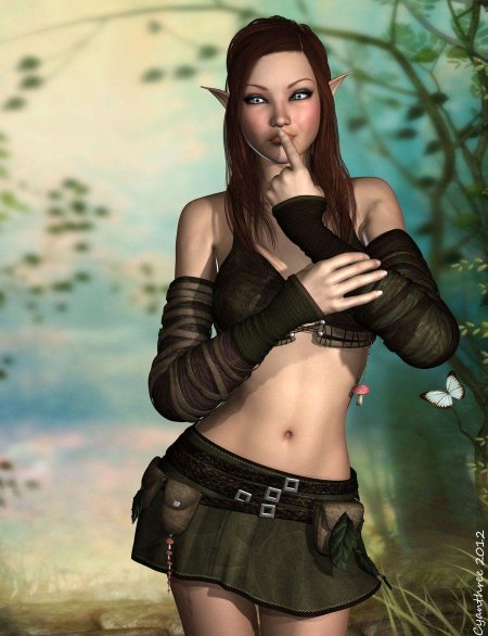 Молодая эльфийка