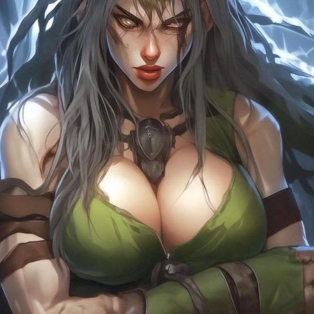 Девушка орк