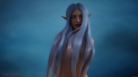 Эльфийка 3д